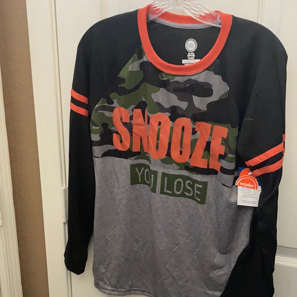 FINAL MARKDOWN Wonder nation boys sleep top xl husky NWT